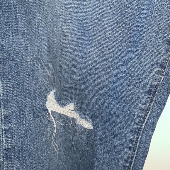 Lucky Brand High Rise Mom Jeans Drew 6/28 Ankle Medium Wash Denim Womens Casual - Picture 7 of 14